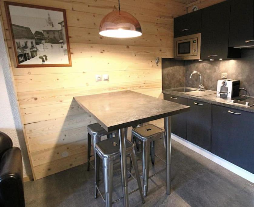 Studio Avec Coin Montagne Au Pied Des Pistes Megève Exterior foto